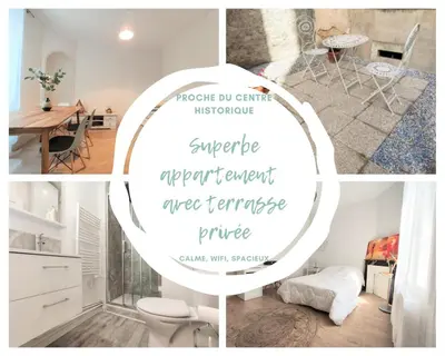 Plan de l'établissement Logement COSY proche centre-ville - WiFi
