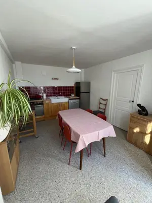 Cuisine ou kitchenette dans l'établissement Le Clos de Marguerite