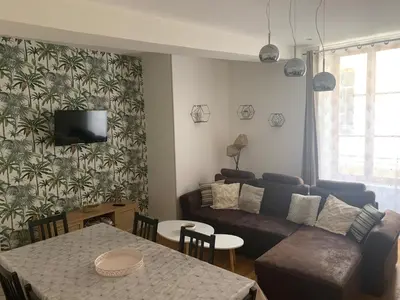 Coin salon dans l'établissement La Motte Forte