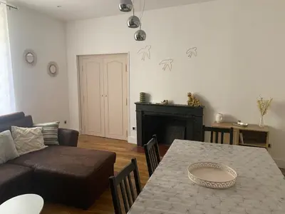 Coin salon dans l'établissement La Motte Forte