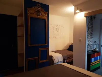 Un ou plusieurs lits dans un hébergement de l'établissement Maison ville 4 à 8 personnes MHP