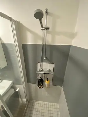 Salle de bains dans l'établissement Appartement au coeur de Dole