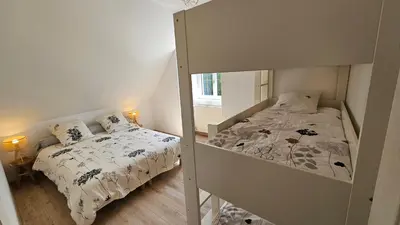 Un ou plusieurs lits dans un hébergement de l'établissement gîte parenthèse en morvan