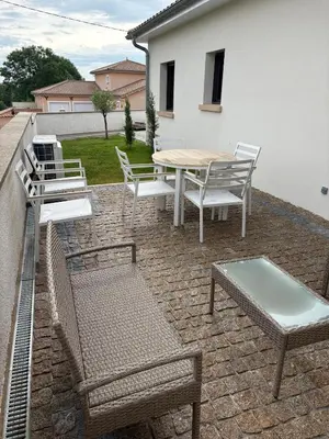 Balcon ou terrasse dans l'établissement Les Crechois