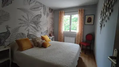 Un ou plusieurs lits dans un hébergement de l'établissement Deux Chambres Doubles pour 4 personnes