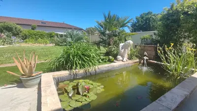 Jardin de l'établissement Deux Chambres Doubles pour 4 personnes