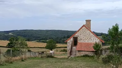 Paysage naturel près de le camping
