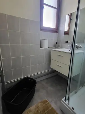Salle de bains dans l'établissement Cozy Zen de Paray 2 bedroom
