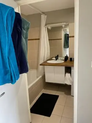 Salle de bains dans l'établissement Appartement 3 chambres et 2 Parkings