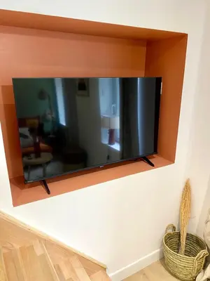 Télévision ou salle de divertissement dans l'établissement Dijon city center Le Terracotta