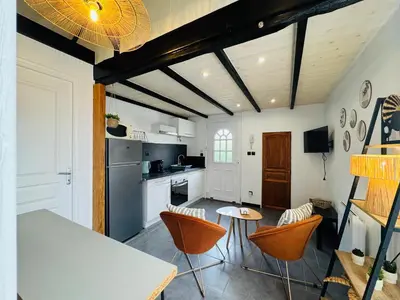 Cuisine ou kitchenette dans l'établissement Diaferia et Pinkus