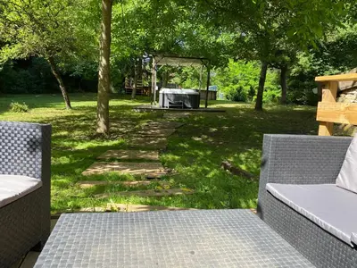 Jardin de l'établissement La Grangette En Bourgogne