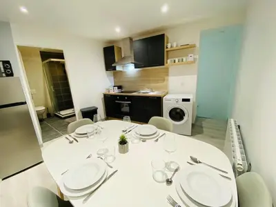 Cuisine ou kitchenette dans l'établissement T2 hypercentre 50m Basilica
