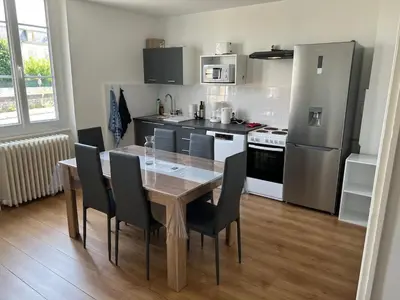 Cuisine ou kitchenette dans l'établissement PERLE RARE centre-ville