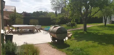 Jardin de l'établissement Gîte Aux Couleurs de Saint Martin avec SPA-Billard