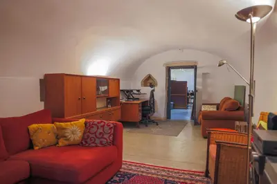 Coin salon dans l'établissement Galerie Nakai Art B&B