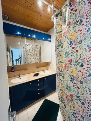 Salle de bains dans l'établissement Maison de ville à Chalon sur Saône