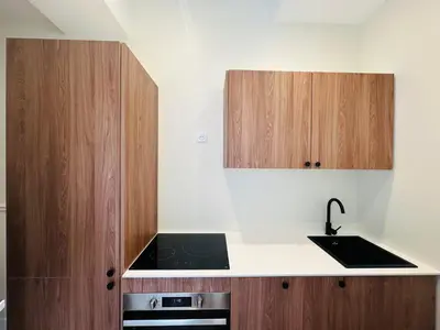 Cuisine ou kitchenette dans l'établissement Élégant Philibert