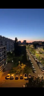 Vue générale sur la montagne ou vue sur la montagne depuis l'appartement