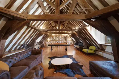 Coin salon dans l'établissement Villa Corpeau Montrachet