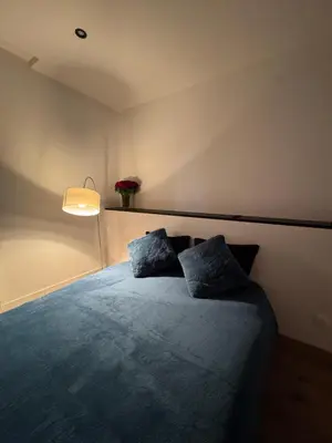 Un ou plusieurs lits dans un hébergement de l'établissement Comme à la maison - Chambre et salle de bain privée