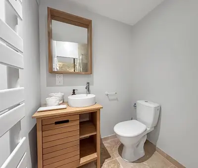 Salle de bains dans l'établissement Appartement T2 Charmant en Centre-ville de Dijon