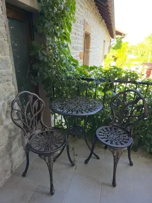 Jardin de l'établissement Les Vignes du Mâconnais