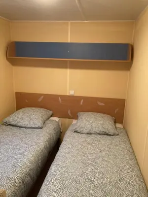 Un ou plusieurs lits dans un hébergement de l'établissement Mobile-Home 1 