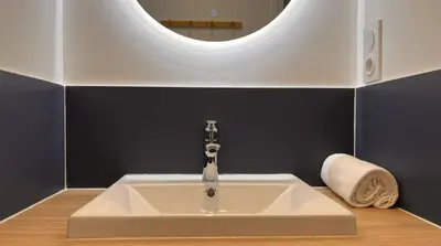 Salle de bains dans l'établissement Le Privilège Cosy Central Chic
