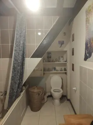 Salle de bains dans l'établissement Appartement dans le centre historique