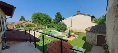 Jardin de l'établissement La Belle Bourguignonne