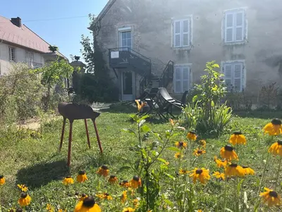 Jardin de l'établissement Au creux des marmites