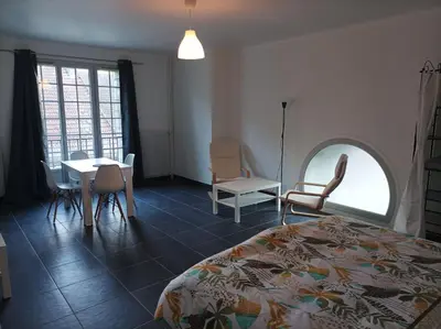 Un ou plusieurs lits dans un hébergement de l'établissement O'Couvent - Appartement 242 - 1 chambre - 72m2 - Quatrième étage