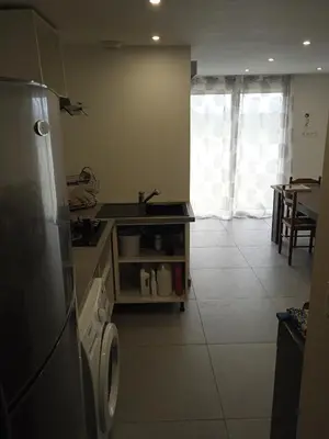 Cuisine ou kitchenette dans l'établissement Appartement 1 chambre
