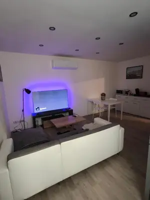 Coin salon dans l'établissement Appartement fonctionnel