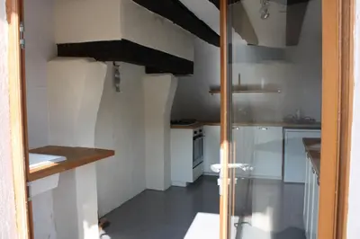 Cuisine ou kitchenette dans l'établissement Gîte Chevannes