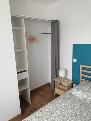 Un ou plusieurs lits dans un hébergement de l'établissement Gîte des Paters 4 personnes