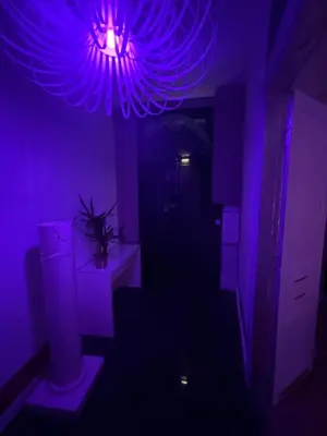 Salle de bains dans l'établissement Appartement 4 pers - Jacuzzi & Mini-Bar - Dijon centre ville