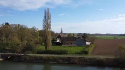 Paysage naturel près de la maison de vacances