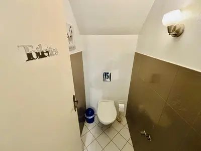 Salle de bains dans l'établissement Le grand studio - Proche Gare TGV et RCEA