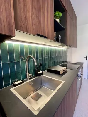 Cuisine ou kitchenette dans l'établissement Mid Century - 3 bedrooms - Parking - 6 people