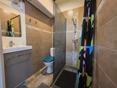 Salle de bains dans l'établissement Studio en résidence