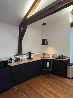 Cuisine ou kitchenette dans l'établissement LOFT DU 3ème