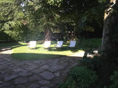 Jardin de l'établissement B&B Au Pain Quotidien
