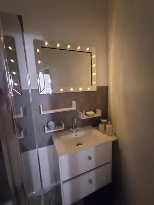 Salle de bains dans l'établissement Appartement au cœur du centre ville 2 couchages