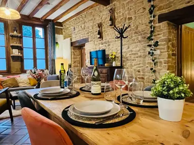 Coin salon dans l'établissement Le Clos du Chaignot - Homillesime