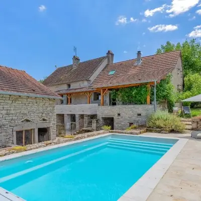 Le Pressoir - Maison de campagne avec piscine chauffée pour 12 personnes
