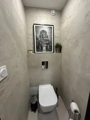 Salle de bains dans l'établissement Au Clair de Lune Luxury and modernity