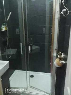 Salle de bains dans l'établissement Angélina et Manuel
