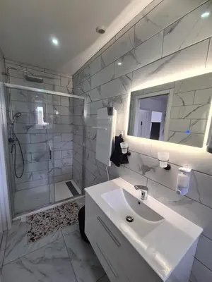 Salle de bains dans l'établissement Rive gauche Rive droite Appartements Cosy très bien situés